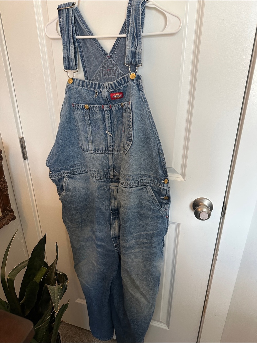 Dickies Light Blue Denim Overalls